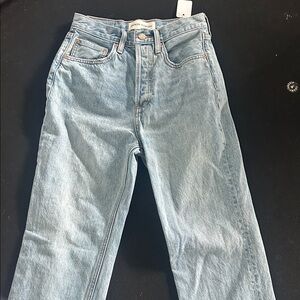 Light Blue High-Waisted Denim Forum Jeans